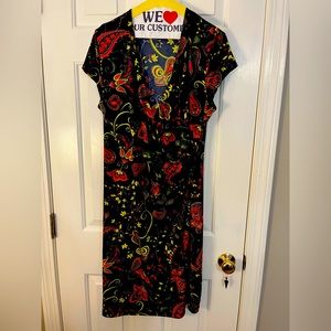 Faux wrap dress Jones New York, like new